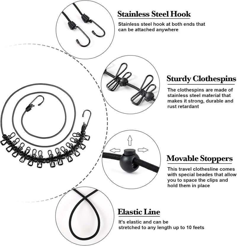 Portable Cloth Hanging Roap